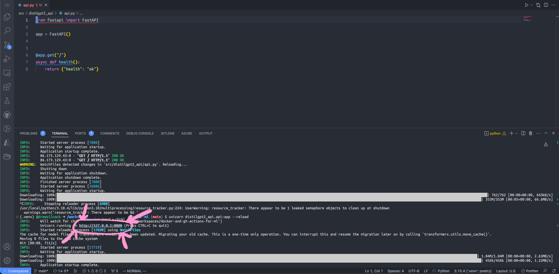 click local port shortcut